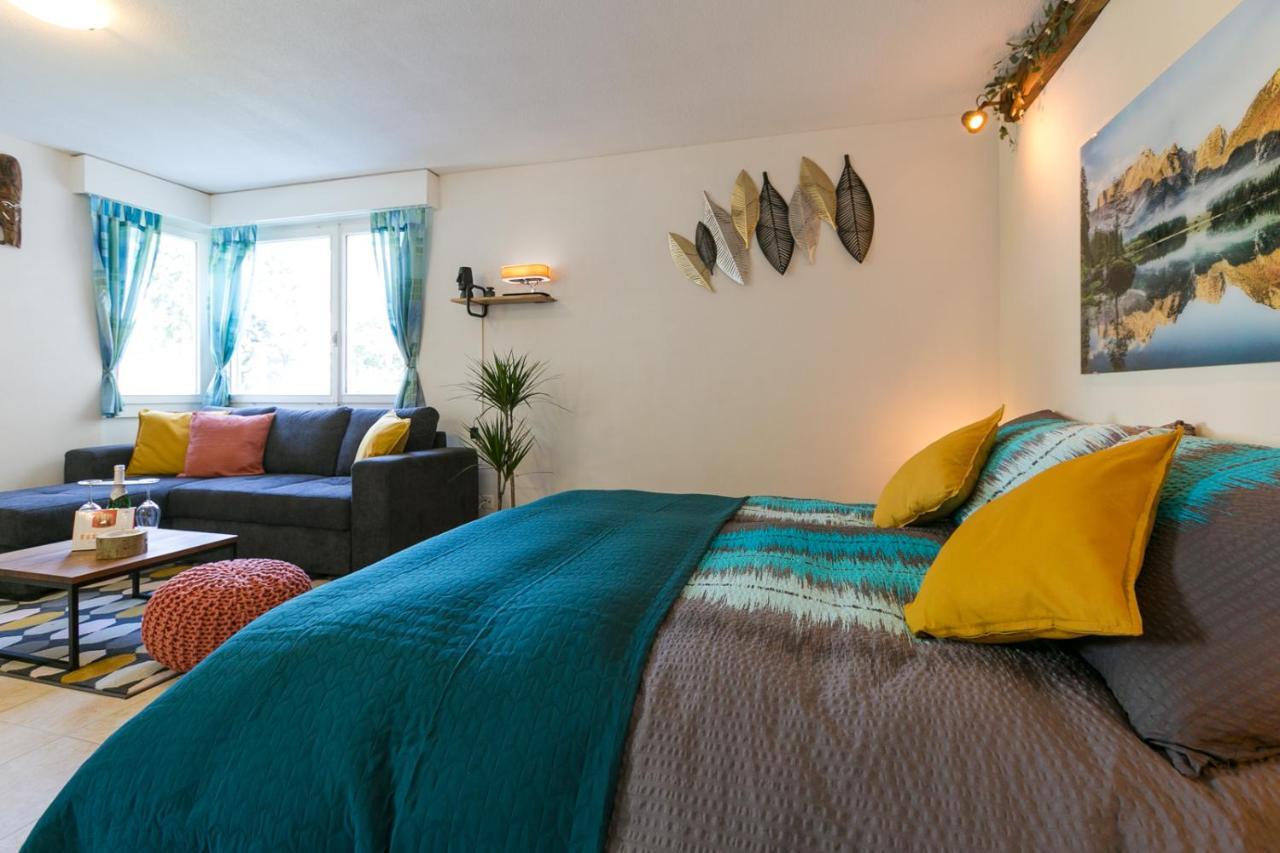 Spirit Apartments - Studio 1 - Kueche - Parkplatz Engelberg Esterno foto