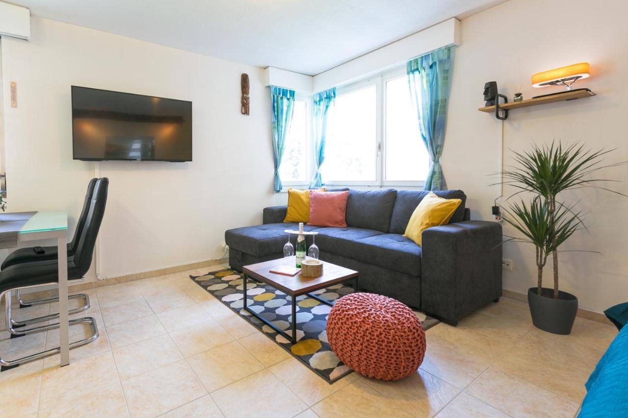 Spirit Apartments - Studio 1 - Kueche - Parkplatz Engelberg Esterno foto
