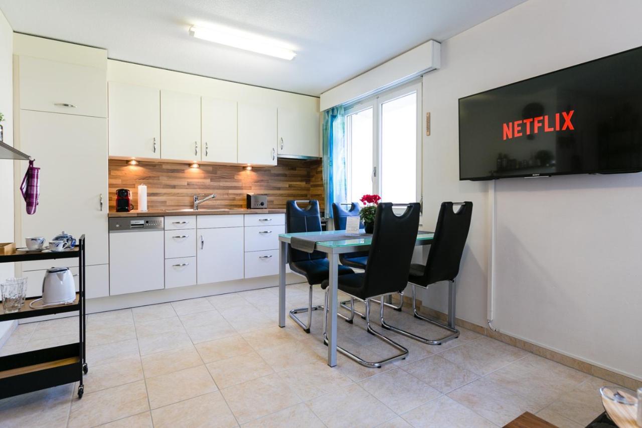 Spirit Apartments - Studio 1 - Kueche - Parkplatz Engelberg Esterno foto